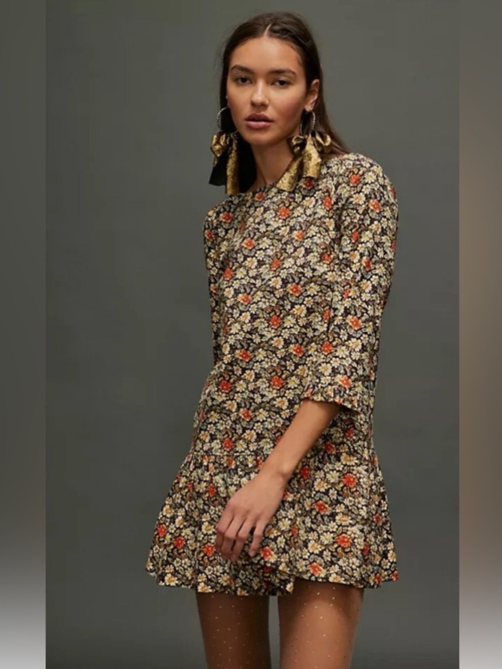 NWT Free People The Avenue Floral Mini Dress